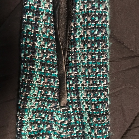 Hinge Tweed and Leather Coat/Jacket - Picture 11 of 12